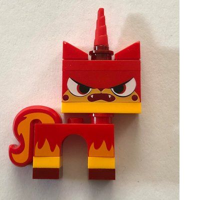 Figurine Unikitty, Angry Kitty du set 70814