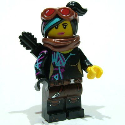 Minifigure Lucy Wyldstyle, Goggles, Scarf, Quiver del set 70840