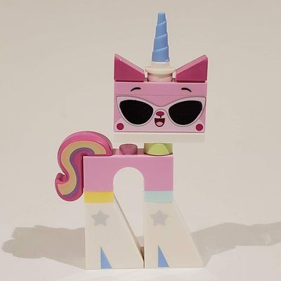 Minifiguur Unikitty, Disco Outfit, Sunglasses uit set 70848