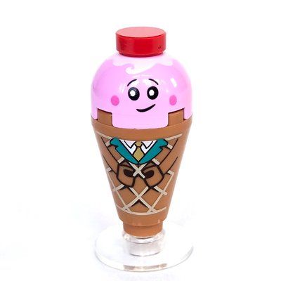Minifigura Ice Cream Cone, Printed Arms del set 70838