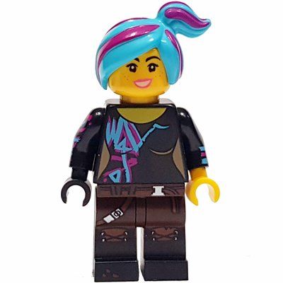 Minifigur Lucy Wyldstyle, Medium Azure Hair aus Set 70837