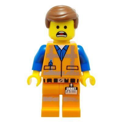Minifigura Emmet, Worn Outfit, Happy (Wink) / Scared del set 70835