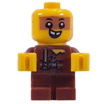 Minifigure Sewer Baby with Orange Stripe Across Eyes del set 853865