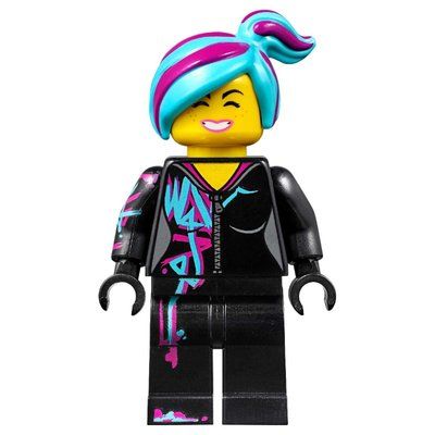 Minifigure Lucy Wyldstyle, Medium Azure Hair del set 70847