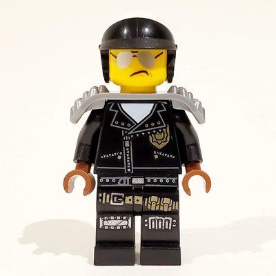 Minifigure Bad Cop / Scribble-face Cop, Apocalypseburg del set 70840