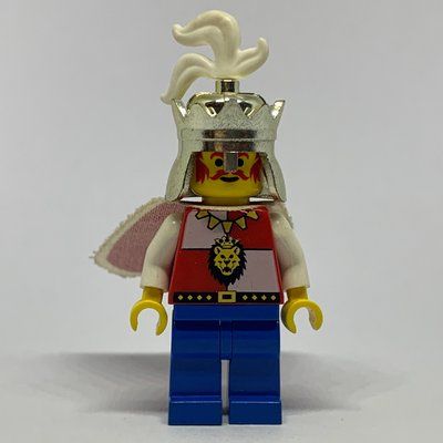 Minifigura King (Royal Knights) - Blue Legs, Blue Hips, Cape del set 6090