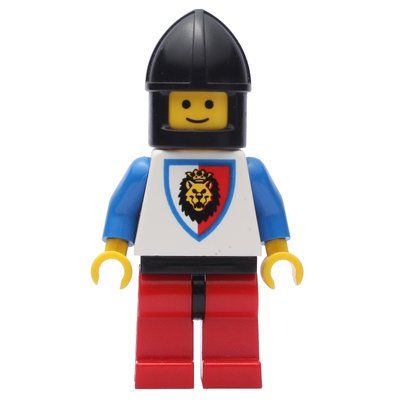 Minifiguur Knight (Royal Knights) - Red Legs uit set 6046