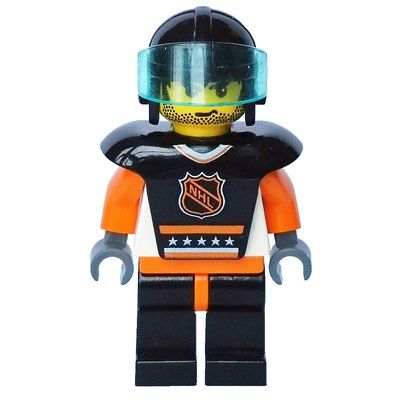 Minifigure Hockey Player Black Vest #1 from set 3578