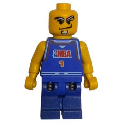 Figurine Basketball Player, Violet Torso, violet Legs 1 du set 3432