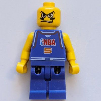 Figurine Basketball Player, Violet Torso, violet Legs 5 du set 3432