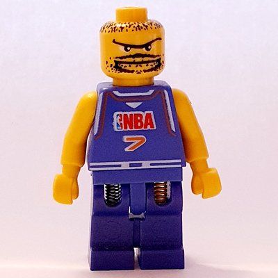 Figurine Basketball Player, Violet Torso, violet Legs 7 du set 3432