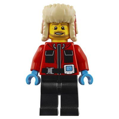 Minifigura Arctic Photographer / Biologist del set 60191