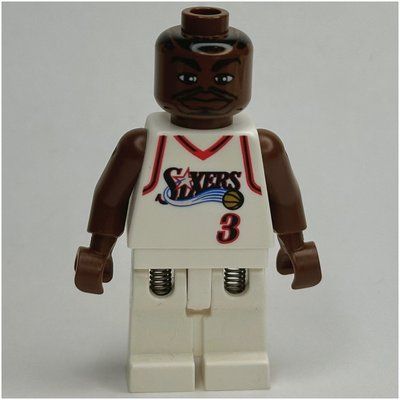 Figurine Allen Iverson, Philadelphia 76ers #3, White du set 3433