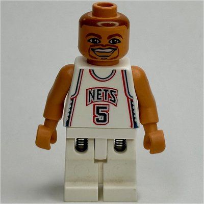 Figurine Jason Kidd, New Jersey Nets #5, White du set 3433