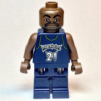 Figurine Kevin Garnett, Minnesota Timberwolves #21, Dark Blue du set 3433