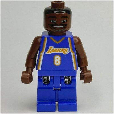 Figurine Kobe Bryant, Los Angeles Lakers #8, Violet du set 3433