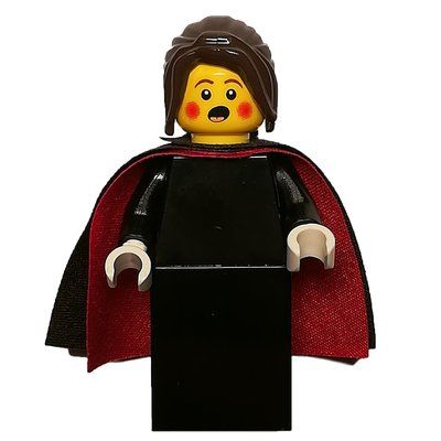 Minifigure Caroler, Female, Two Capes del set 10199