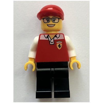Minifigur Race Marshall, Ferrari aus Set 75889