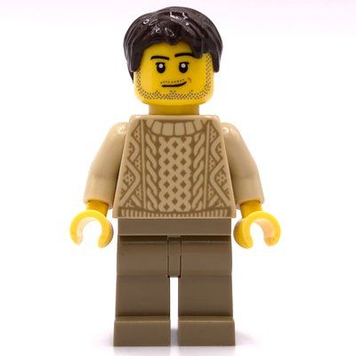 Minifigur Tan Torso Sweater, Dark Tan Legs aus Set 75889