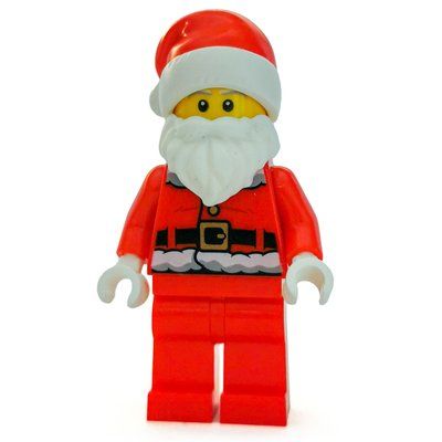 Figurine Santa, Coat and Belt, Plain Red Legs, Santa Hat (3626c Head) du set 60201
