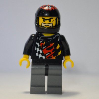 Minifigura Race Driver - Bart Blaster del set 8863