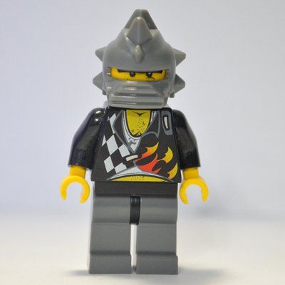 Minifigura Race Driver - Bubba Blaster del set 8863