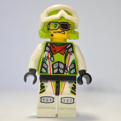 Minifigura Race Driver - Team Daredevil 1 del set 8863