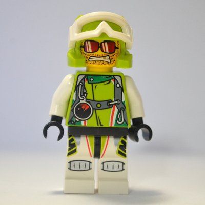 Minifigura Race Driver - Team Daredevil 2 del set 8863