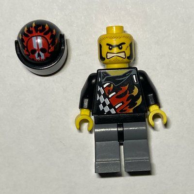 Minifigura Race Driver - Bart Blaster del set 8864