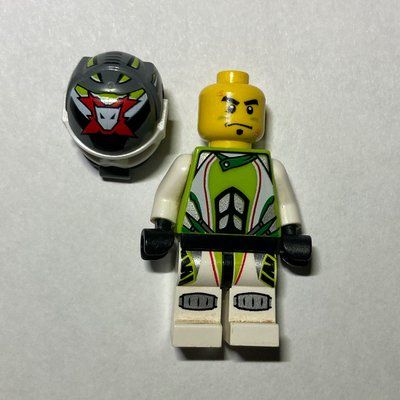 Minifigura Race Driver - Team Daredevil 3 del set 8864