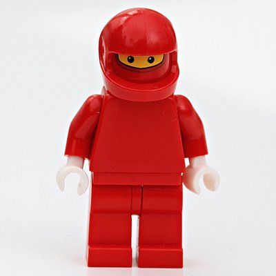 Figurine Pit Crew, Red Torso, Red Legs, Ferrari du set 8654