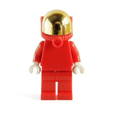 Figurine Pit Crew, Red Torso, Red Legs, Ferrari,  Fuel du set 8673