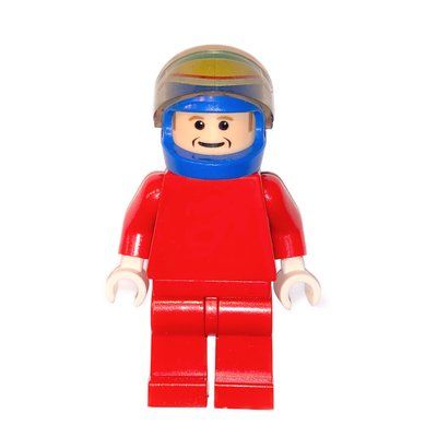 Minifiguur Race Driver - F. Massa, Blue Helmet uit set 8168