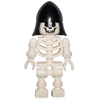 Figurine Skeleton, Standard Face, Helmet with Neck-Protector du set 4817