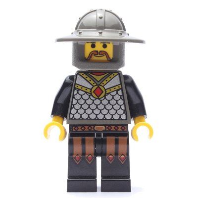 Minifigur Knight (Knights Kingdom I) - Leather on Legs aus Set 6096