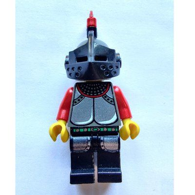 Figurine Knight (Knights Kingdom I) - Plate on Legs, Red Plume du set 6095