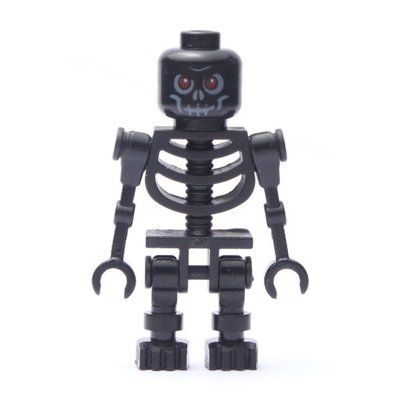 Figurine Skeleton, Red Eyes, Black du set 7979
