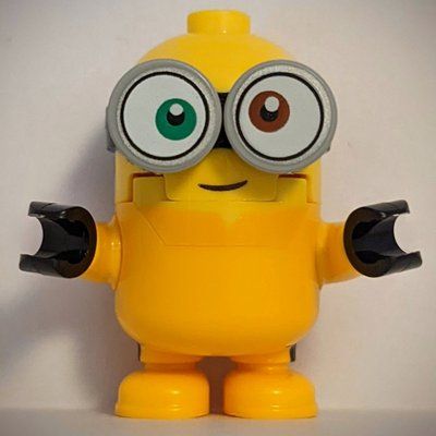 Figurine Minion Bob - Bright Light Orange Pants du set 75551