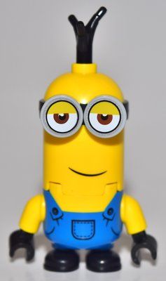 Figurine Minion Kevin - Blue Overalls, Half Closed Eyes du set 75551