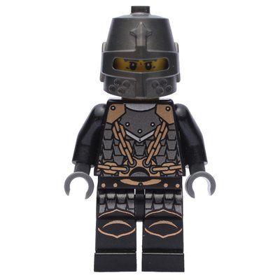 Minifigur Knight - Black Torso, Black Legs aus Set 7952