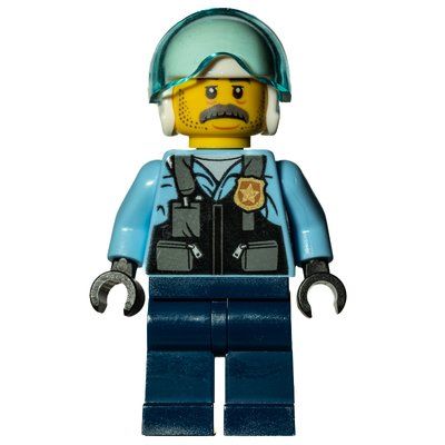 Figurine Sam Grizzled, Helmet and Visor du set 60243