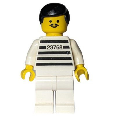 Figurine Jailbreak Joe, Prison Shirt with #23768, White Legs du set 1786