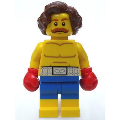 Figurine Boxer, Blue Shorts, Red Gloves du set 10260