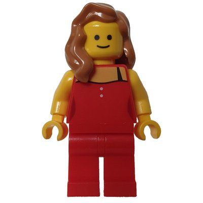 Figurine Red Torso, Red Legs, Medium Nougat Hair du set 10246