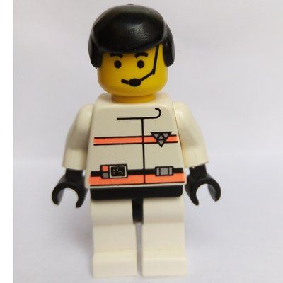 Minifigurka Res-Q Man, Black Hair, Headset z zestawu 6479