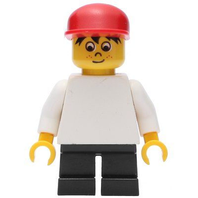 Minifigurka Timmy, Short Black Legs, Red Cap z zestawu 4032