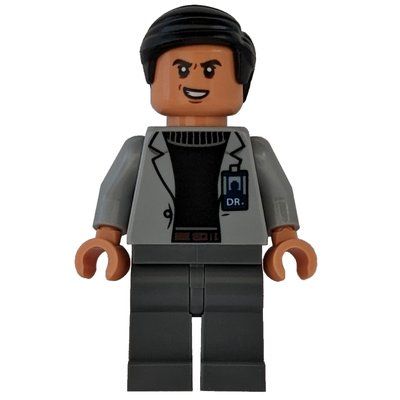 Minifigur Dr. Henry Wu, Scared aus Set 75939