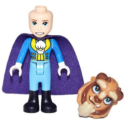 Figurine Beast, Blue Jacket, Medium Blue Legs, Dark Purple Cape du set 43180