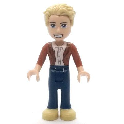 Minifigure James - Dark Orange Jacket, Dark Blue Trousers del set 41398