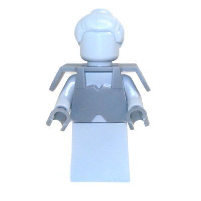 Minifigura Statue - Lilly Light Bluish Gray Hair in Bun del set 71721